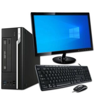 Complete Desktop Computer Set – Core i3 / 8GB RAM / 512GB SSD / 19" Monitor / Keyboard & Mouse with 1 year warranty