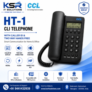 CCL HT-1 CLI Telephone – Caller ID & Two-Way Hands Free Phone
