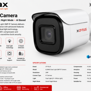 CP PLUS iLUMAX Dual Light 2MP IP Camera