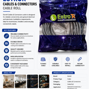 EstroK Cables & Connectors – Cable Roll