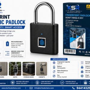 Fingerprint Biometric Padlock – Keyless Smart Lock