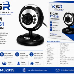 Frontech E-CAM FT-2251 USB Webcam