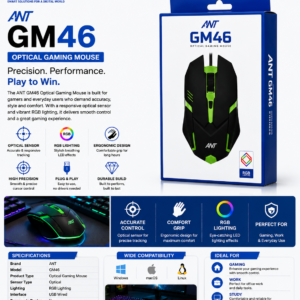 ANT GM46 Optical Gaming Mouse