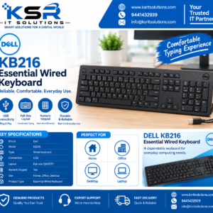 Product Name: Dell KB216 Essential Wired Keyboard