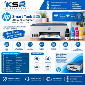HP Smart Tank 525 All-in-One Printer