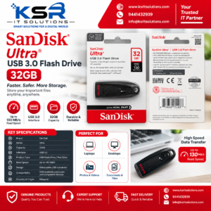 SanDisk Ultra USB 3.0 32GB Flash Drive